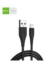 Cablu USB iPhone 5 / 6 / 7 Golf Flying Fish Fast Cable 3A NEGRU GC-64i