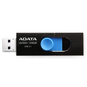 USB Flash Drive ADATA UV320 128GB, black/blue retail, USB 3.1