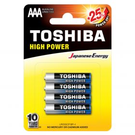 Toshiba baterie alcalina AAA (LR3) Blister 4buc