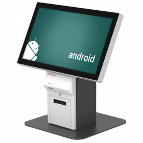 Sistem Kiosk Interactiv Posiflex EK Series, 15.6inch;, Android 7.1, imprimanta 80mm, scanner 2D, BT, Wifi, NFC, soporte
