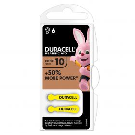 DuraCell baterie zinc-aer ActiveAir 1,45V cod ZA10 10 Made in Germany Blister 6buc