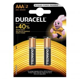 DuraCell baterie alcalina AAA (LR3) Blister 2buc