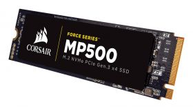 SSD Corsair Force MP500, 240GB, M.2 2280 NVMe PCIe, MLC NAND, rata transfer r/w: 3,000/2,400 MB/s, IOPS r/w: 250K/210K