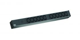 Bachmann prelungitor ALU 1HE 12xC13 2,0m IEC C14 Stecker; IT PDU Basic 1U (230V / 50Hz); Suitable for 19 inch cabinet; Plug: C14 appliance plug; 12x C13 appliance sockets; Cable: 2,0m H05VV-F 3G 1,50 mm²; Rated voltage: 230V; Current per phase: 16A; Non-