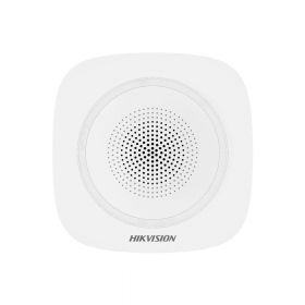 Sirena interior wireless AX PRO Hikvision DS-PS1-I-WE(Blue Indicator); 868MHz two-way Tri-X