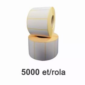 Role etichete semilucioase ZINTA 50x25mm, 5000 et./rola