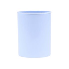 Suport plastic, cilindric, pentru instrumente de scris, D78mm, H-10cm, DONAU Life - bleu pastel