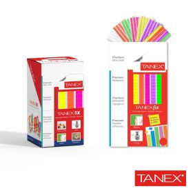 Pastile adezive nepermanente, 50gr, 80buc/set, TANEX Fix - color mix