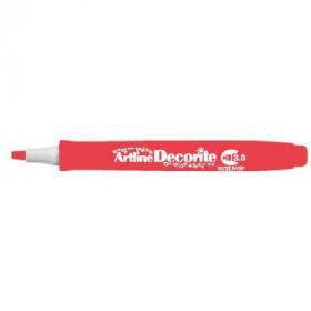Marker ARTLINE Decorite, varf tesit 3.0mm - rosu