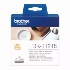 Banda de etichete Brother DK11218, 24mm diametru, 1000 et./rola