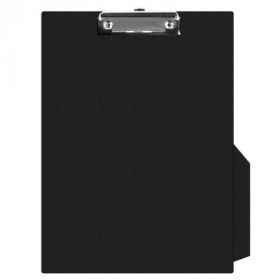 Clipboard simplu A4, plastifiat PVC, Q-Connect - negru