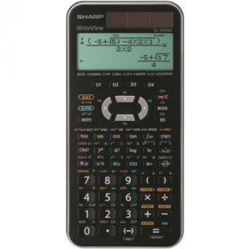 Calculator stiintific, 16 digits, 640 functiuni, 166x80x15 mm, dual power, SHARP EL-W506XSL-negru