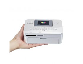 Imprimanta foto Canon SELPHY CP1000 White, viteza printare color 47 sec- postcard 15x10 cm, rezolutie 300 x 300 dpi, ecran color LCD - 2.7",interfata USB, culoare alb, umulator NB-CP2L optional.