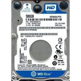 HDD intern notebook WD 2.5", 500GB, Blue, SATA3, 5400RPM, 8MB, 6.8mm grosime, w/ AdvFormat