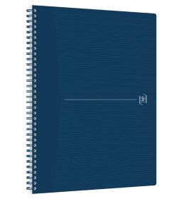Caiet cu spirala, OXFORD Origins, A4+, 70 file-90g/mp, Scribzee, coperta PP albastra - dictando