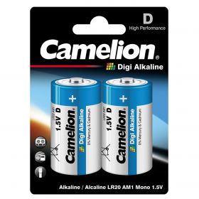 Camelion  baterie DIGI alcalina D (LR20) Blister 2buc