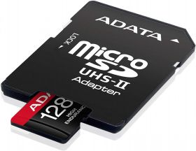 MicroSDXC/SDHC 128GB, AUSDX128GUI3V30SHA2-RA1, UHS-I Class 10, SD 6.0, R/W: up to 100/80MB/s, adaptor inclus