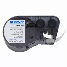 Banda de etichete Brady M-90-422, 19.05x38.10mm, 180 et./rola