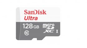 SanDisk Ultra MicroSD, 128GB, 100 MB/s, Class 10, UHS-I