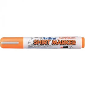 T-Shirt marker ARTLINE, corp plastic, varf rotund 2.0mm - portocaliu fluorescent