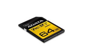 Card SD ADATA, 64 GB, SDXC, Premier One, UHS-II U3 CLASS10,R/W speed 290/260Mbs