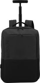 Rucsac troller BESTLIFE Neoton, 50x34x22cm, compartiment tableta si laptop 15.6 inch, negru