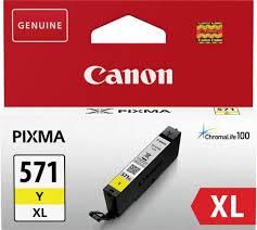 Cartus cerneala Canon CLI-571XL, yellow, capacitate 11ml, pentru Canon Pixma MG6850/MG6851, Canon Pixma MG5750/MG5751, Canon Pixma MG7750/MG7751/MG7752.