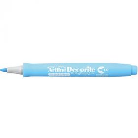 Marker ARTLINE Decorite, varf rotund 1.0mm - bleu