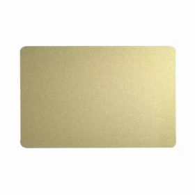Card PVC CR80, auriu