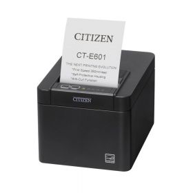 Imprimanta termica Citizen CT-E601, Desinfectant Ready, USB, USB Host, Lightning, cutter, neagra
