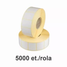 Role etichete semilucioase ZINTA 50x20mm, 5000 et./rola