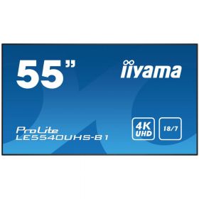 Monitor interactiv Digital Signage iiyama ProLite LE5540UHS-B1, 55 inch, 4K UHD, negru mat