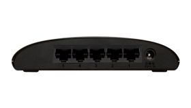 Switch D-Link DES-1005D, 5 porturi 10/100Mbps, fara management, plastic, negru