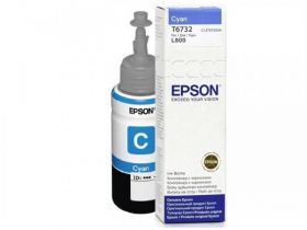 Cartus cerneala Epson T6732, cyan, capacitate 70ml, pentru Epson L800