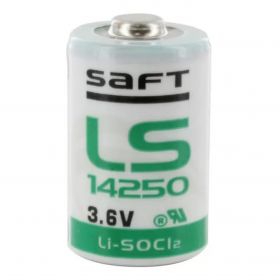 Saft baterie litiu din Franta 3,6V 14250 tip 1/2AA diametru 14mm x h25mm