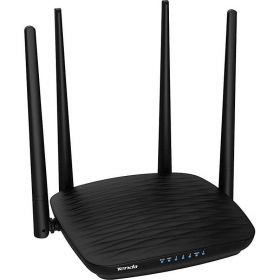 Router Wireless TENDA AC5, Dual- Band AC1200, 1*10/100Mbps WAN port, 3*10/100Mbps LAN ports, 4 antene externe 5dBi, 1*WiFi on/off, 1* Reset/WPS button, Standard&Protocol, IEEE802.3, IEEE802.3u, 2.4 GHz, 300 Mbps.