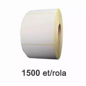 Role etichete semilucioase ZINTA 100x100mm, 1500 et./rola