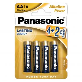Panasonic baterie alcalina AA (LR6) Alkaline Power (Bronze) B6(4+2) LR6APB/6BP 4+2F