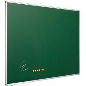Tabla magnetica emailata, pentru creta 100 x 200 cm, profil aluminiu SL, SMIT