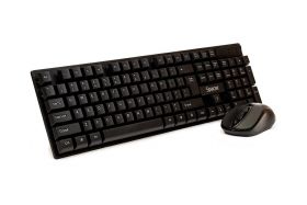 KIT Tastatura si Mouse Spacer SPDS-1100 fara fir, USB, tastatura wireless + mouse wireless