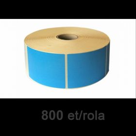 Role etichete termice ZINTA albastre 148x210mm, PANTONE 2707, 800 et./rola