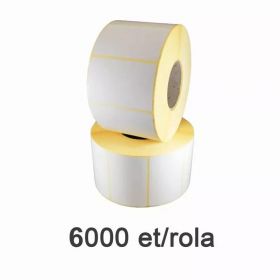 Role etichete semilucioase ZINTA 38x25mm, 6000 et./rola
