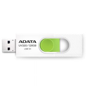 USB Flash Drive ADATA 32Gb, UV320, USB3.1, alb/verde