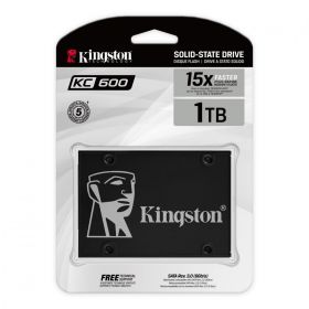 SSD Kingston, SKC600, 2.5", 1024GB, SATA 3.0 (6GB/s), R/W speed: 550MBs/520MBs