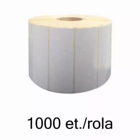 Role etichete semilucioase ZINTA 110x36mm, 1000 et./rola