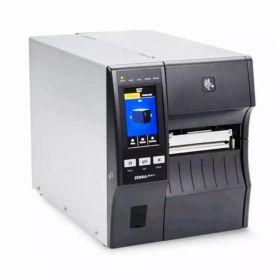 Imprimanta de etichete Zebra ZT411, 203 DPI, display color, peeler, rewinder