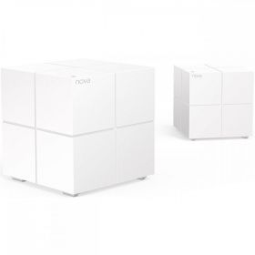 Tenda Whole Home Mesh WiFi System, MW6; 2 PACK ,Standard and Protocol: IEEE802.3, IEEE802.3ab; Interface: 2* Gigabit Ethernet ports per mesh point, WAN and LAN on primary mesh point, both act as LAN ports on additional mesh points; Wireless Standards: IEE
