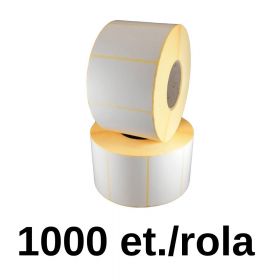 Rola etichete de plastic ZINTA albe 100x170mm, 1000 et./rola
