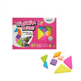 Cutie creativa Stick'n Tangram Blocks - forme geometrice