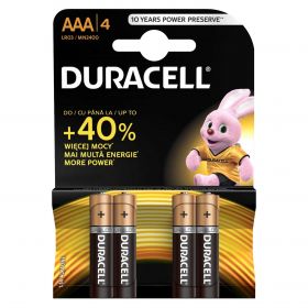 DuraCell baterie alcalina AAA (LR3) Blister 4buc